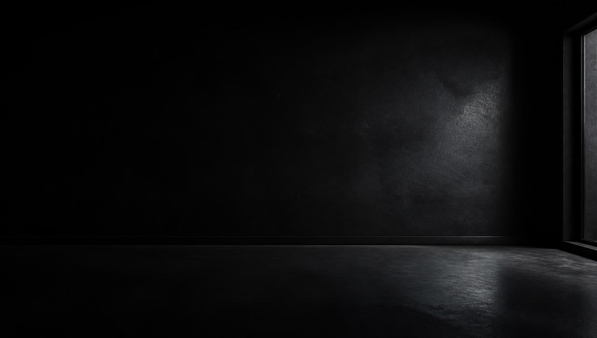 A dark room lit only by the glow of a Glance display